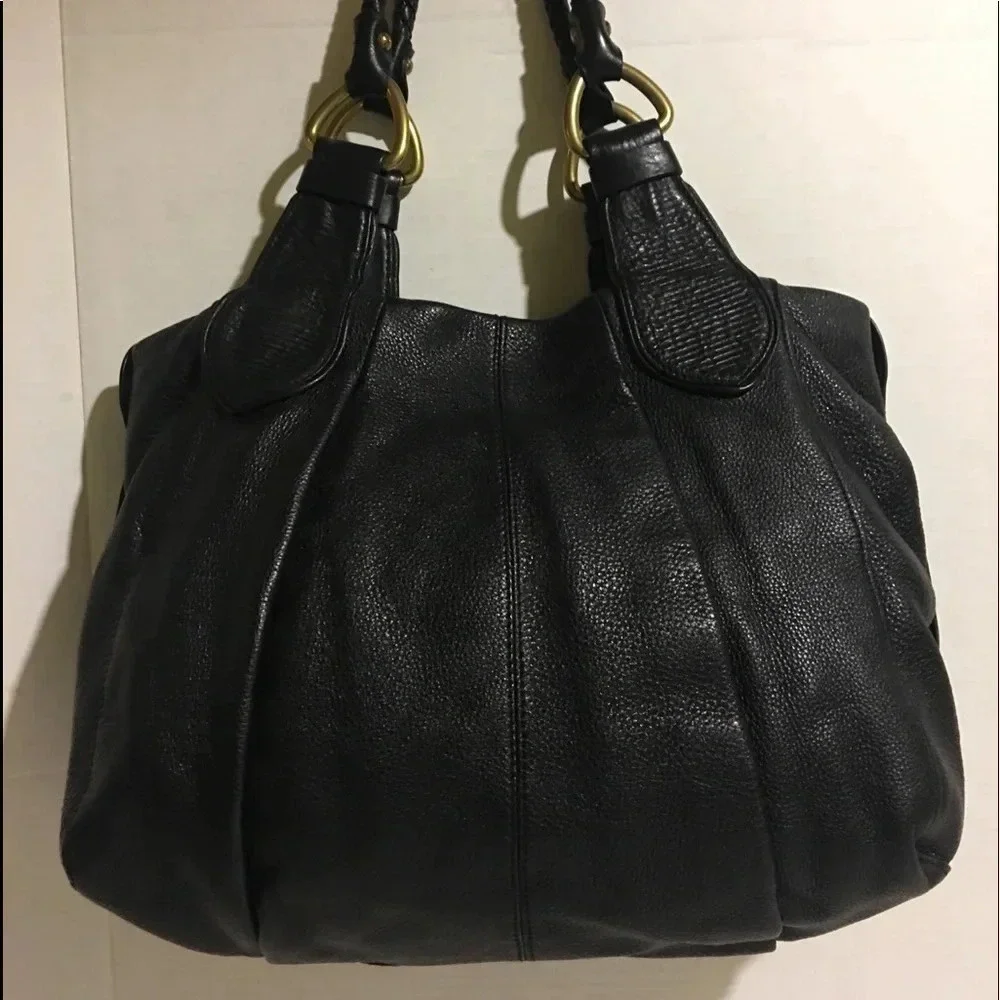 Elliott Lucca Satchel leather handbag